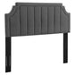 Modway Alyona Channel Tufted Performance Velvet Twin Headboard FredCo