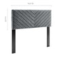 Modway Alyson Angular Channel Tufted Performance Velvet King / California King Headboard FredCo