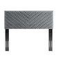 Modway Alyson Angular Channel Tufted Performance Velvet King / California King Headboard FredCo