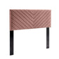 Modway Alyson Angular Channel Tufted Performance Velvet King / California King Headboard FredCo