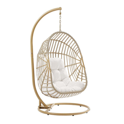 Modway Amalie Wicker Rattan Outdoor Patio Rattan Swing Chair FredCo
