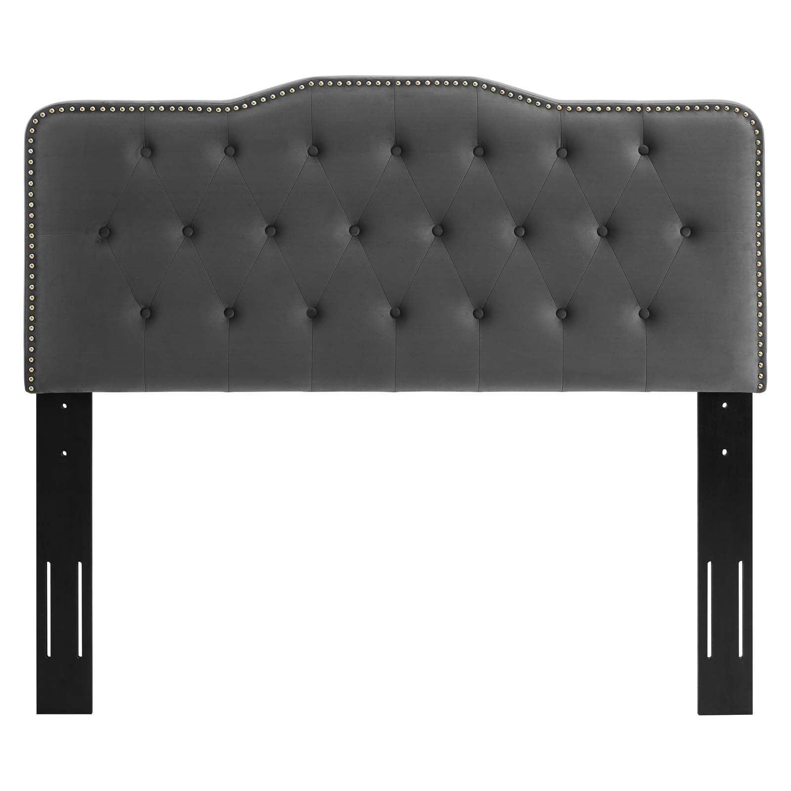 Modway Amber Tufted Performance Velvet King Platform Bed FredCo