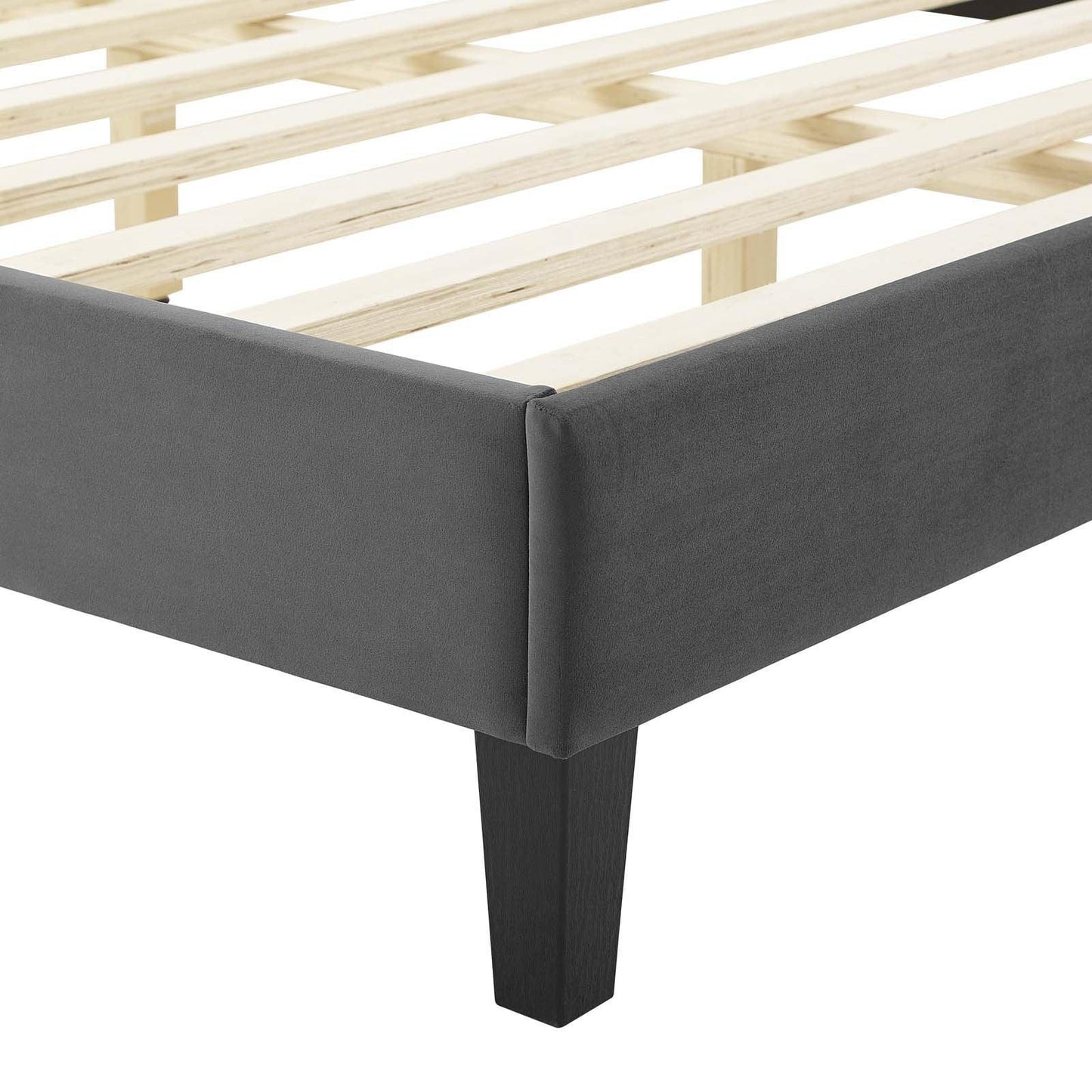Modway Amber Tufted Performance Velvet King Platform Bed FredCo