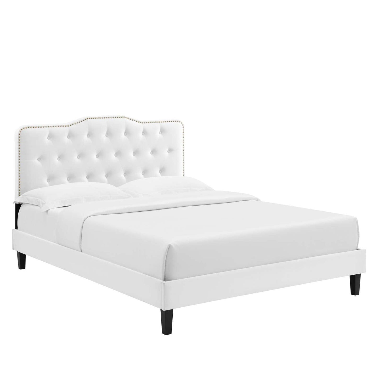 Modway Amber Tufted Performance Velvet King Platform Bed FredCo