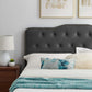 Modway Amber Tufted Performance Velvet Twin Platform Bed FredCo