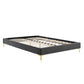 Modway Amber Tufted Performance Velvet Twin Platform Bed FredCo