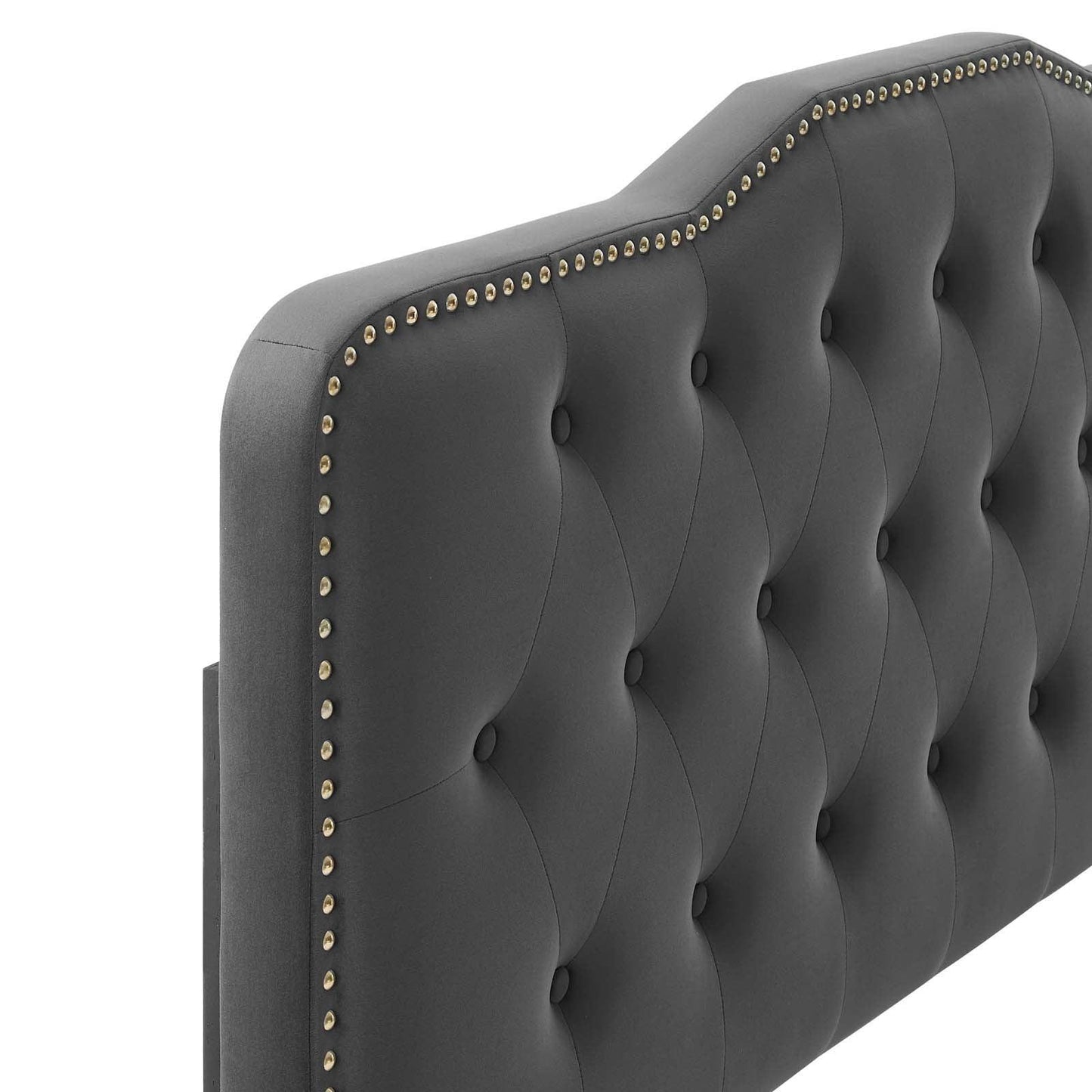 Modway Amber Tufted Performance Velvet Twin Platform Bed FredCo