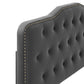 Modway Amber Tufted Performance Velvet Twin Platform Bed FredCo