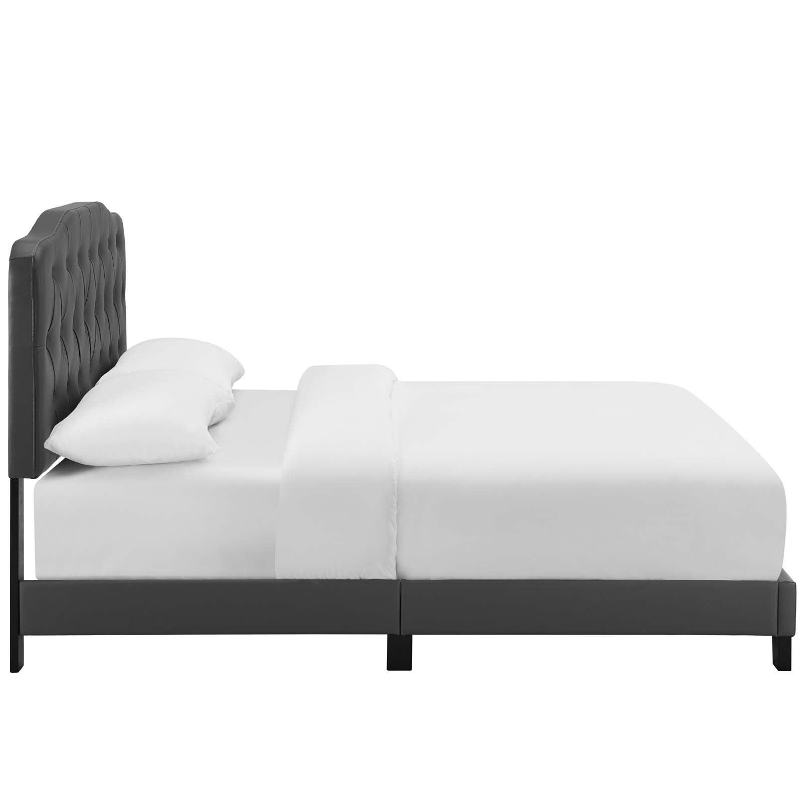 Modway Amelia Full Faux Leather Bed FredCo