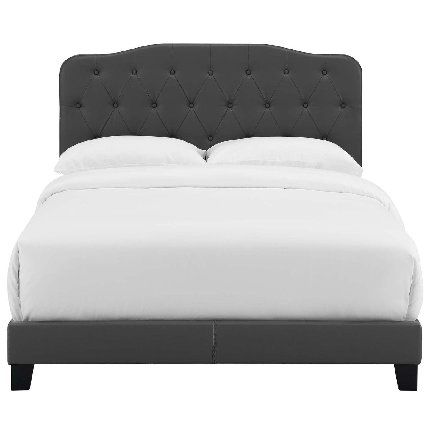 Modway Amelia Full Faux Leather Bed FredCo