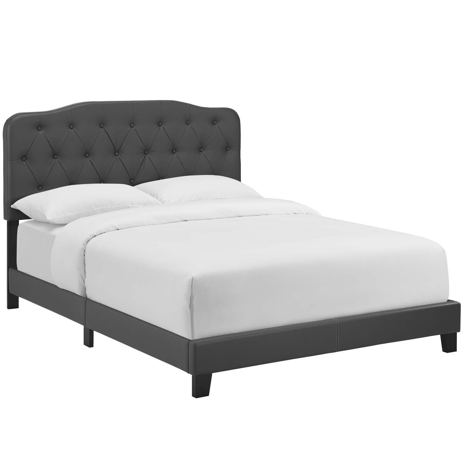 Modway Amelia Full Faux Leather Bed FredCo