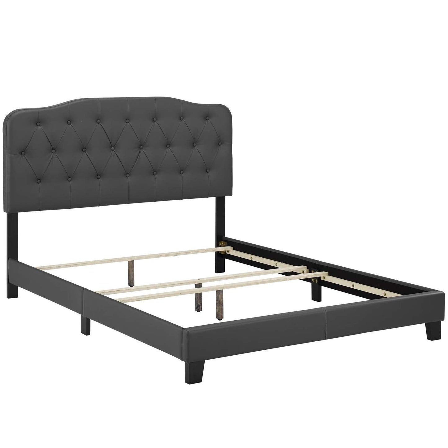 Modway Amelia Full Faux Leather Bed FredCo