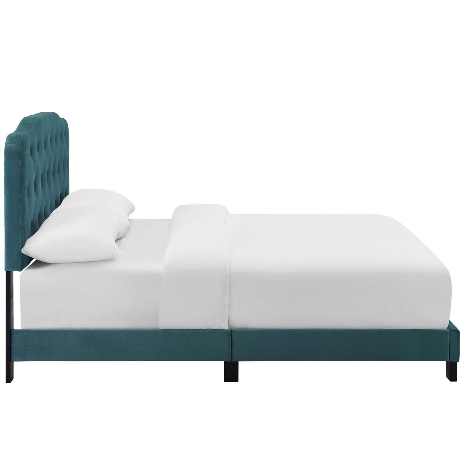 Modway Amelia Twin Performance Velvet Bed FredCo