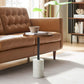 Modway Amina Round Acacia Wood Side Table FredCo