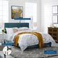 Modway Amira Queen Performance Velvet Bed FredCo