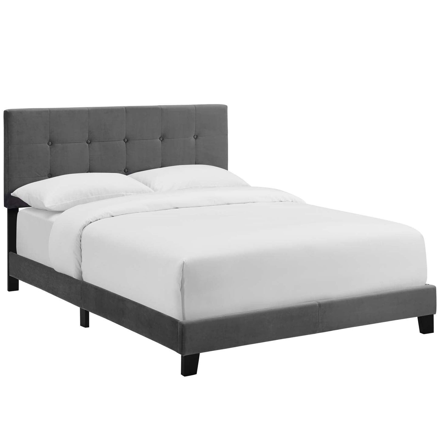 Modway Amira Twin Performance Velvet Bed FredCo
