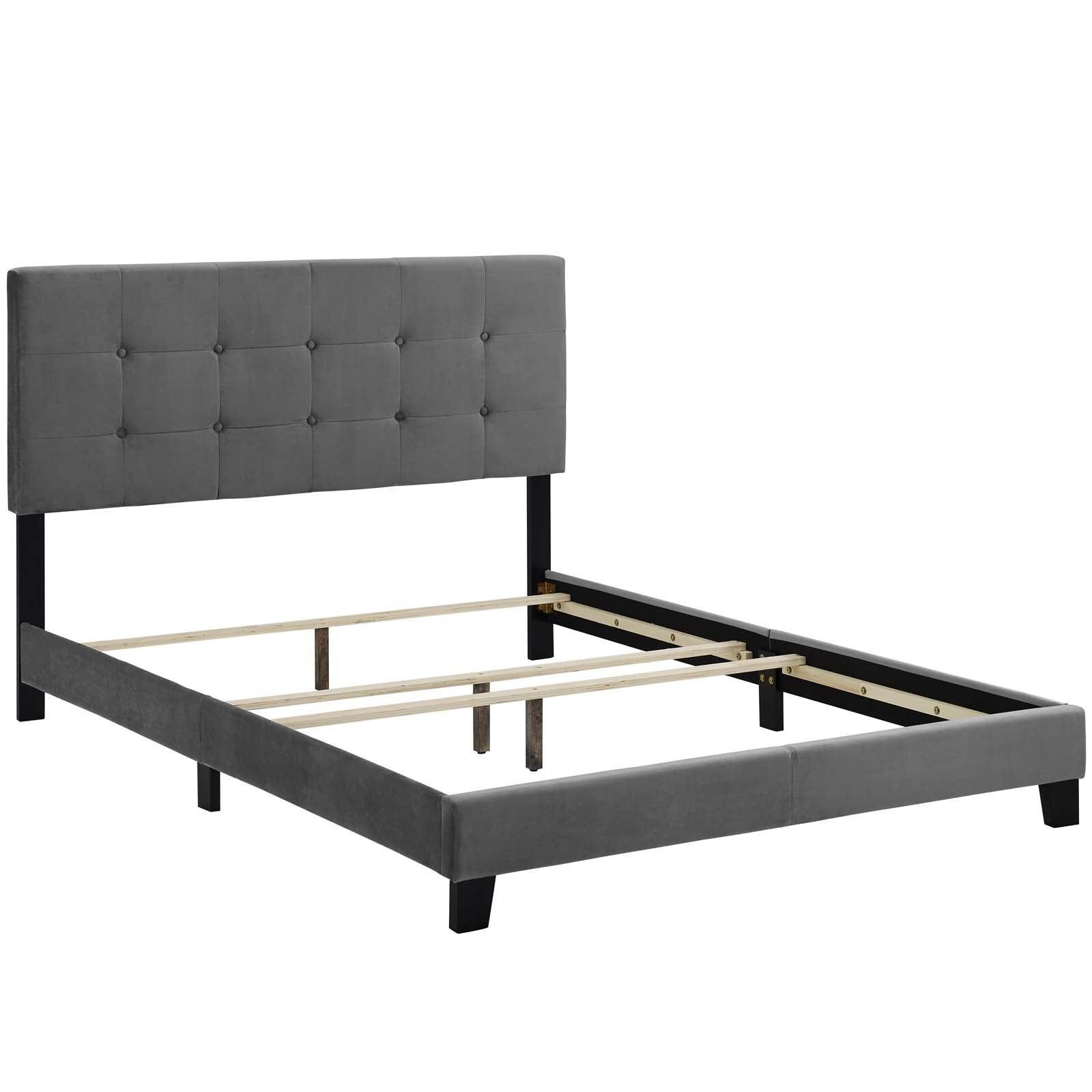 Modway Amira Twin Performance Velvet Bed FredCo