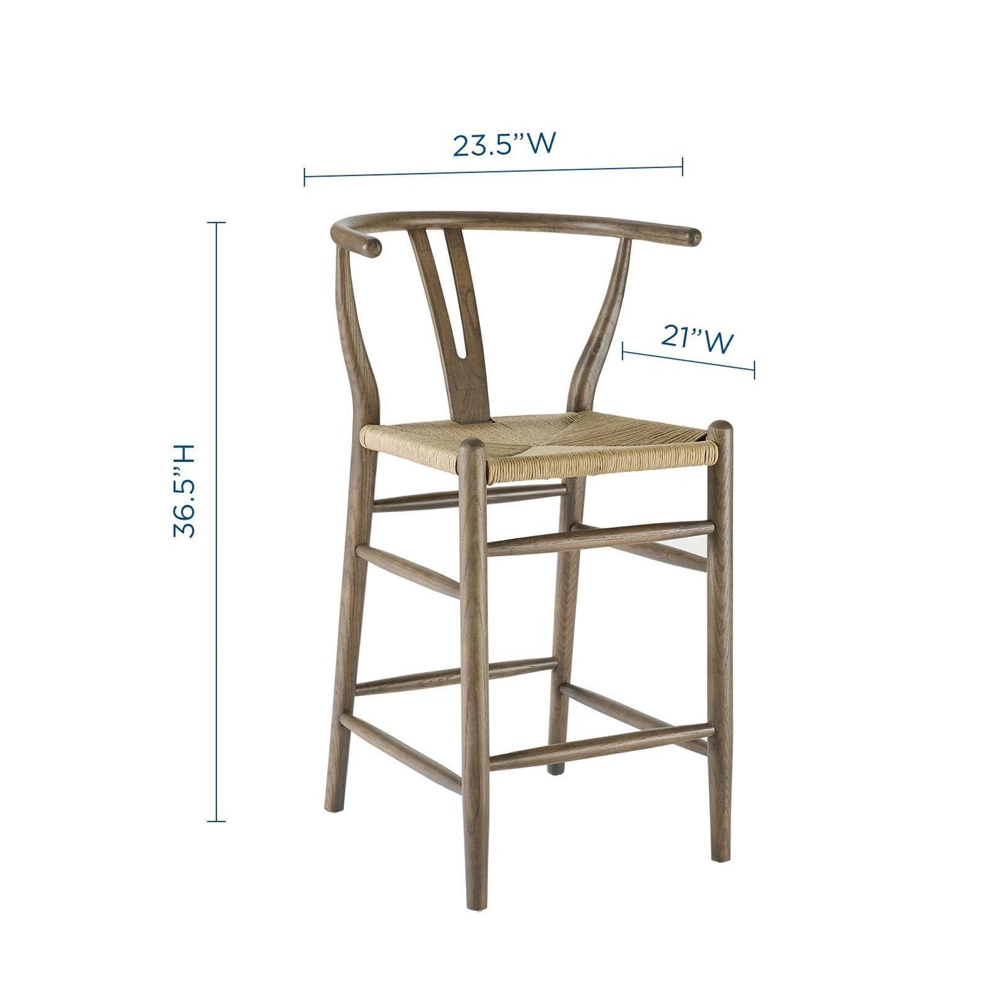 Modway Amish Wood Counter Stool FredCo