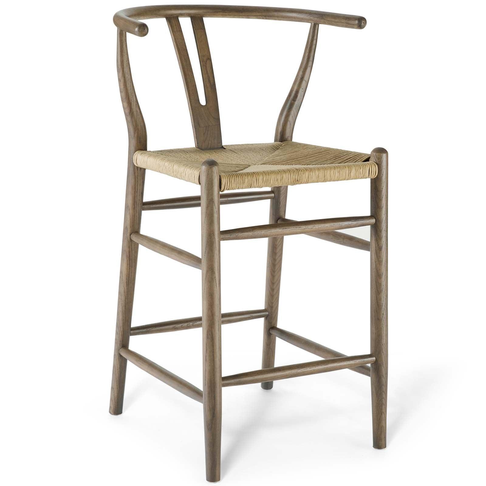 Modway Amish Wood Counter Stool FredCo
