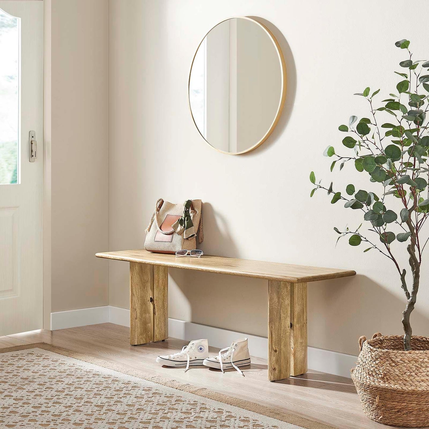 Modway Amistad 58" Wood Bench, EEI-6344 FredCo