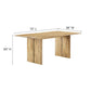 Modway Amistad 72" Dining Table, EEI-6339 FredCo