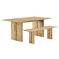 Modway Amistad 72" Wood Dining Table and Bench Set, EEI-6559 FredCo