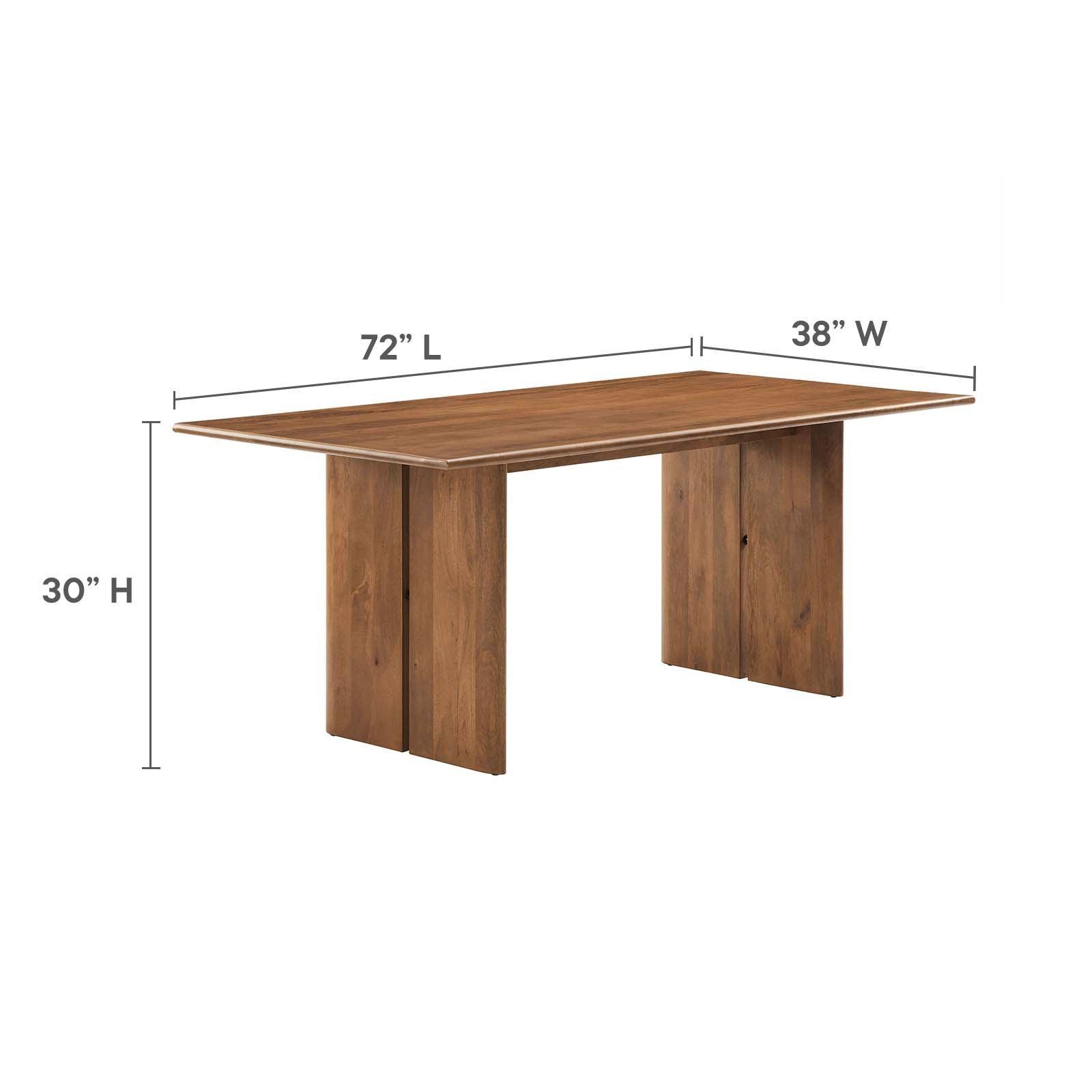 Modway Amistad 72" Wood Dining Table and Bench Set, EEI-6559 FredCo