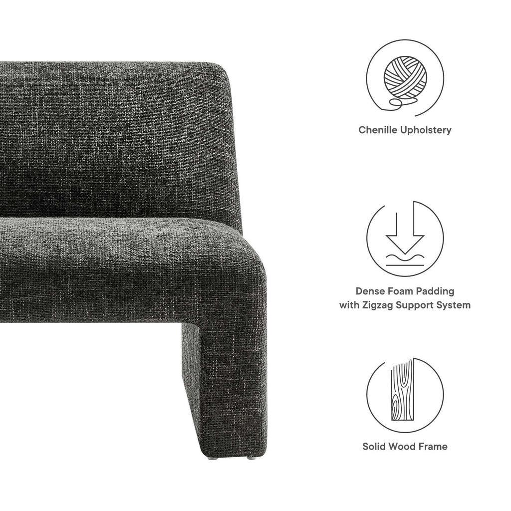 Modway Amita Chenille Upholstered Accent Chair FredCo