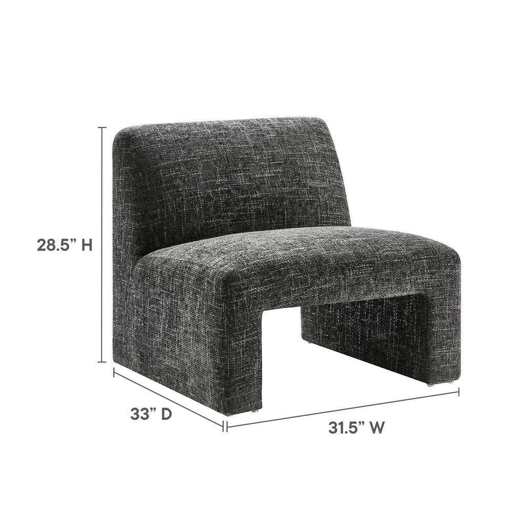 Modway Amita Chenille Upholstered Accent Chair FredCo