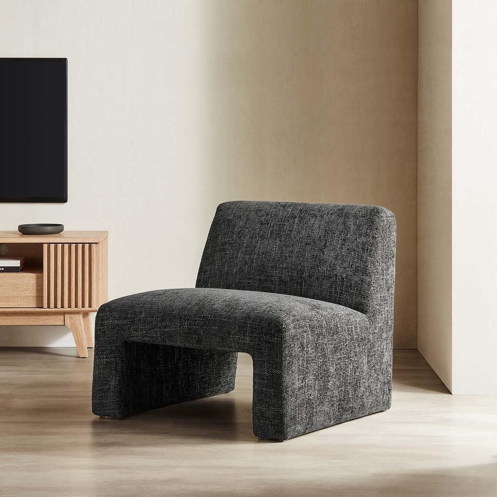 Modway Amita Chenille Upholstered Accent Chair FredCo