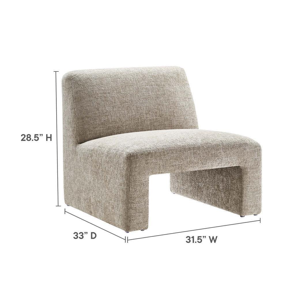 Modway Amita Chenille Upholstered Accent Chair FredCo