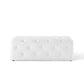 Modway Amour 48" Tufted Button Entryway Faux Leather Bench FredCo