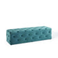 Modway Amour 60" Tufted Button Entryway Performance Velvet Bench FredCo