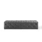 Modway Amour 72" Tufted Button Entryway Performance Velvet Bench FredCo