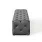 Modway Amour 72" Tufted Button Entryway Performance Velvet Bench FredCo