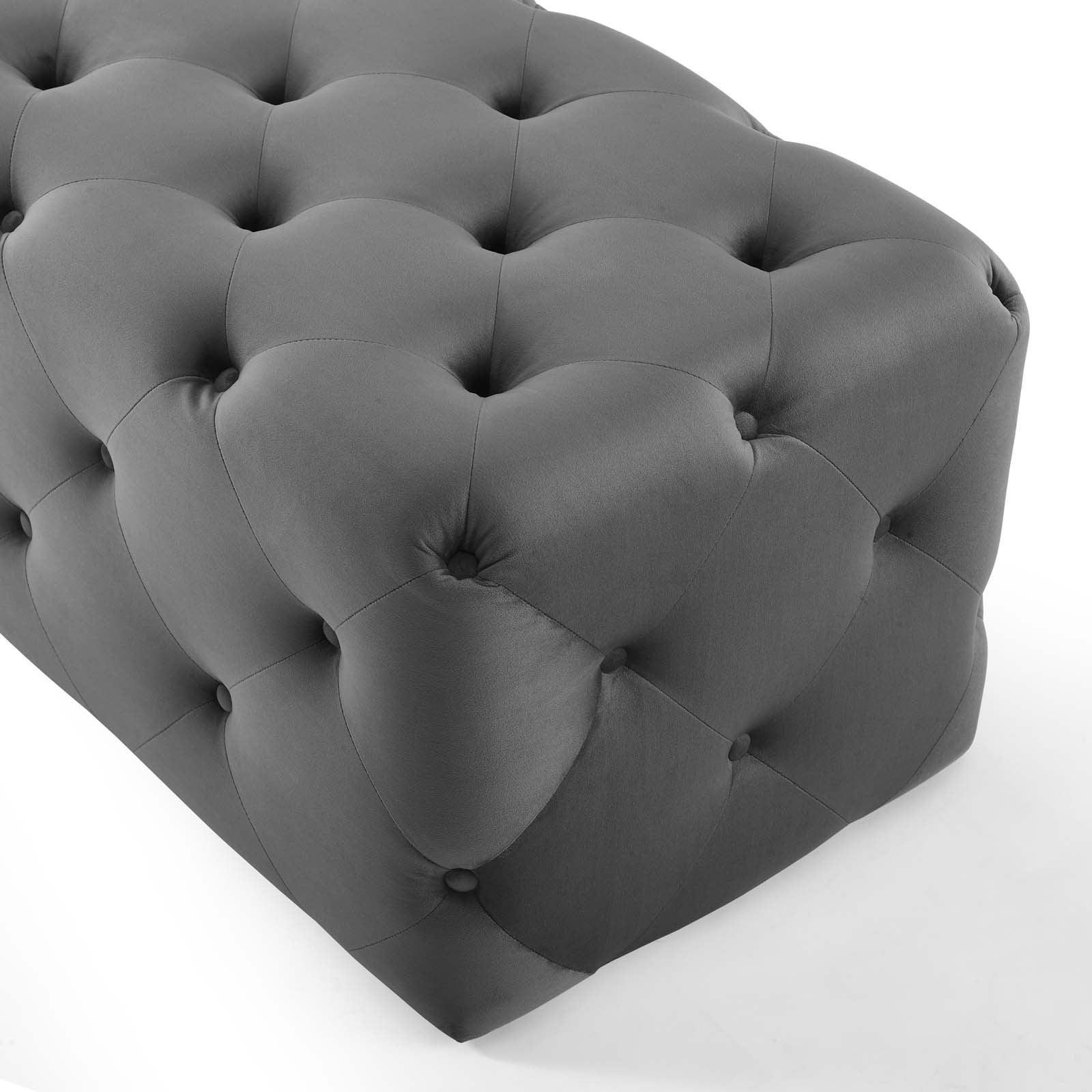Modway Amour 72" Tufted Button Entryway Performance Velvet Bench FredCo