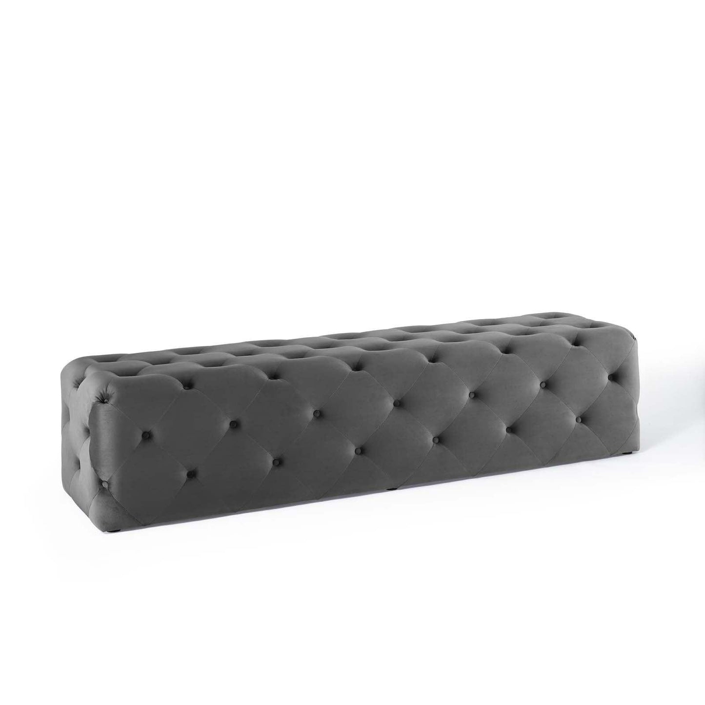 Modway Amour 72" Tufted Button Entryway Performance Velvet Bench FredCo