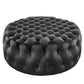 Modway Amour Tufted Button Large Round Performance Velvet Ottoman FredCo