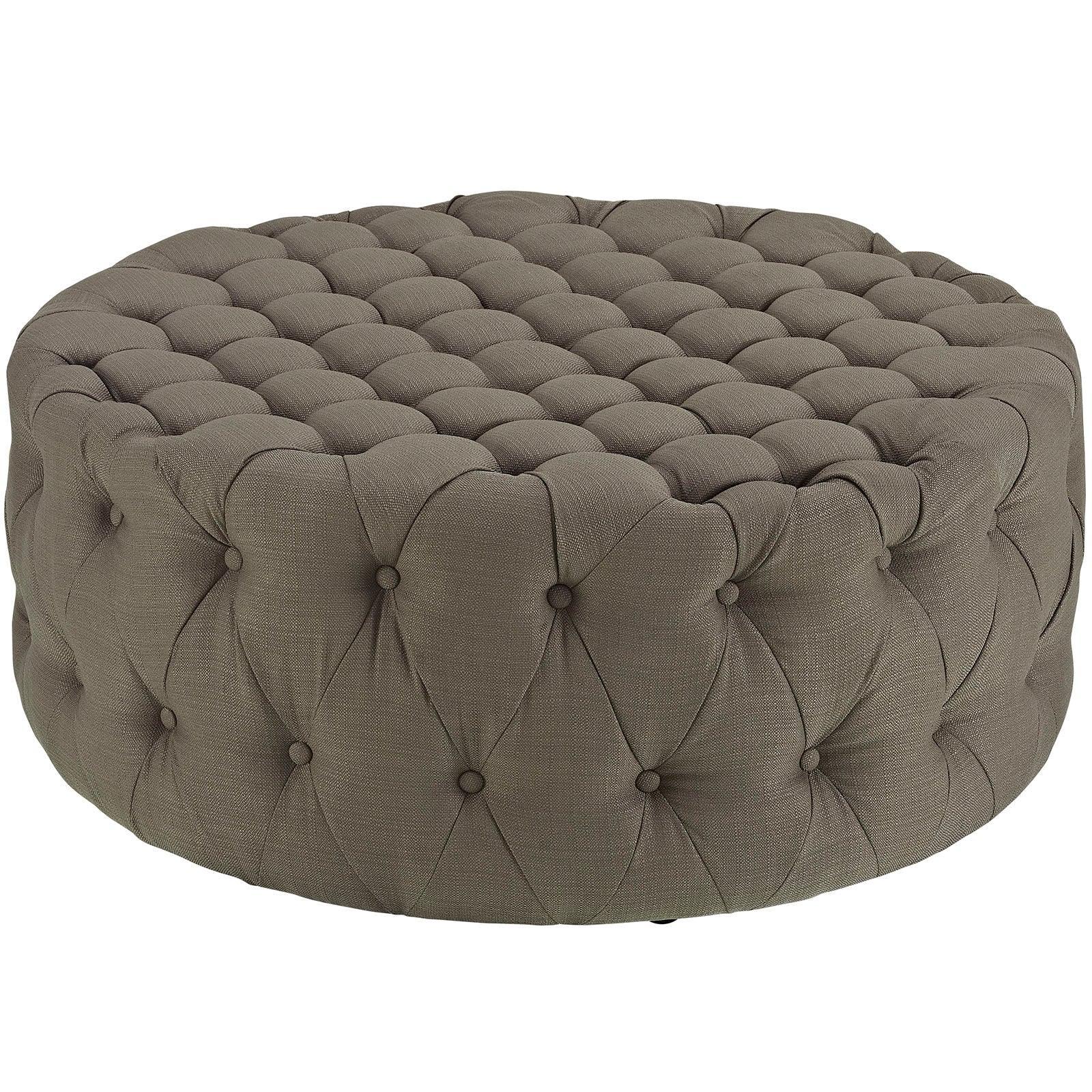 Modway Amour Upholstered Fabric Ottoman FredCo