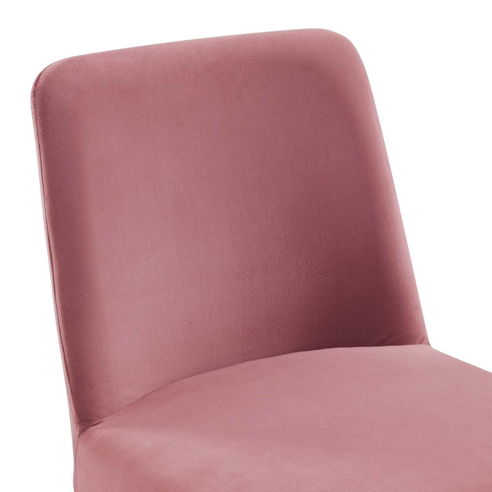 Modway Amplify Sled Base Performance Velvet Dining Chairs - Set of 2 FredCo