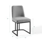 Modway Amplify Sled Base Upholstered Fabric Dining Chairs - Set of 2 FredCo