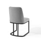 Modway Amplify Sled Base Upholstered Fabric Dining Chairs - Set of 2 FredCo
