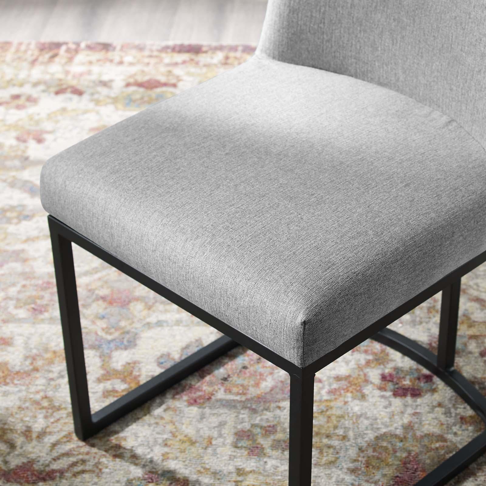 Modway Amplify Sled Base Upholstered Fabric Dining Chairs - Set of 2 FredCo
