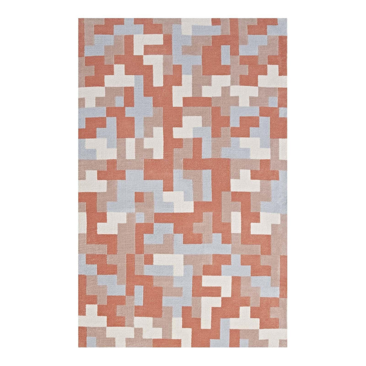 Modway Andela Interlocking Block Mosaic Area Rug | FredCo
