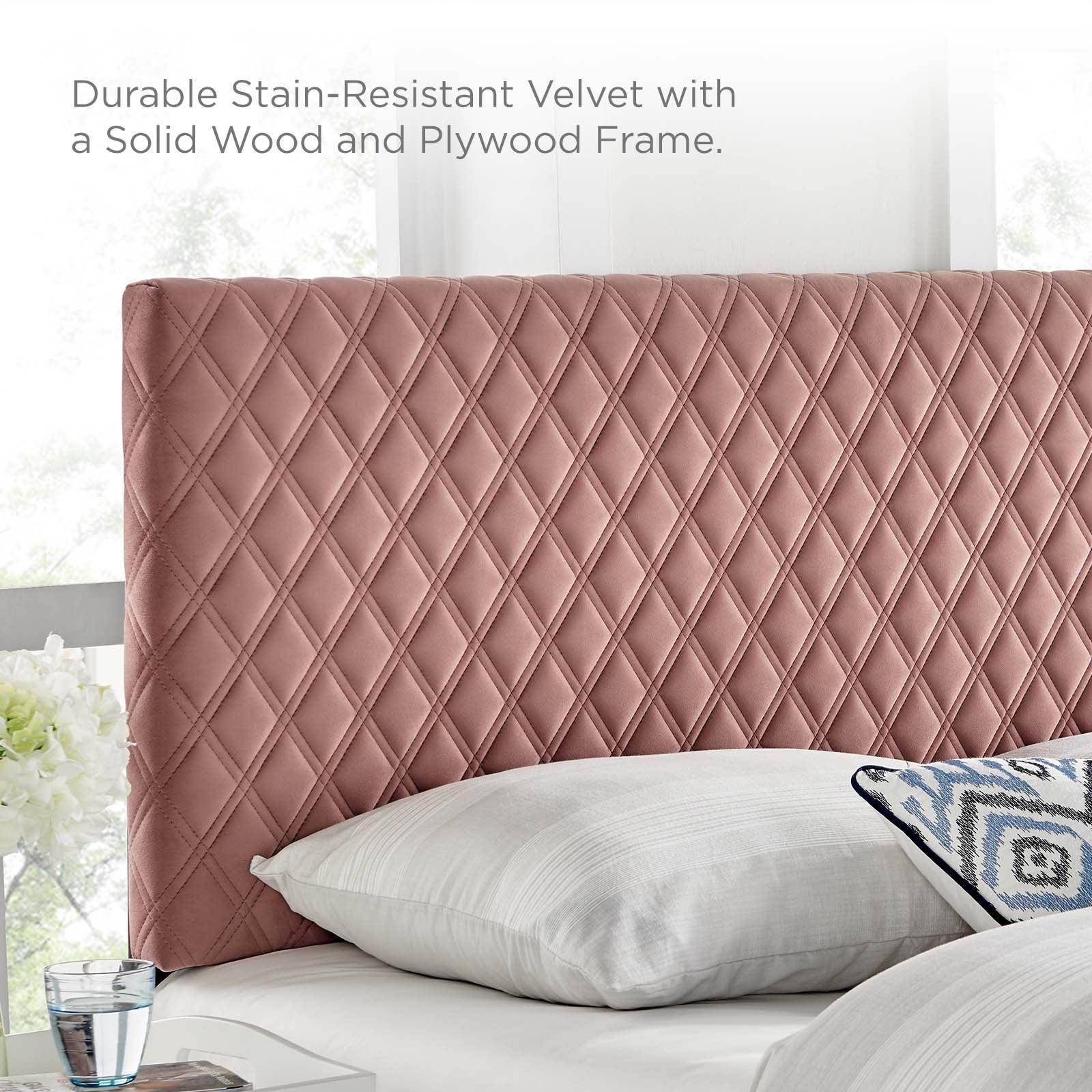Modway Angela King Performance Velvet Headboard FredCo