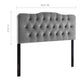 Modway Annabel King Diamond Tufted Performance Velvet Headboard FredCo