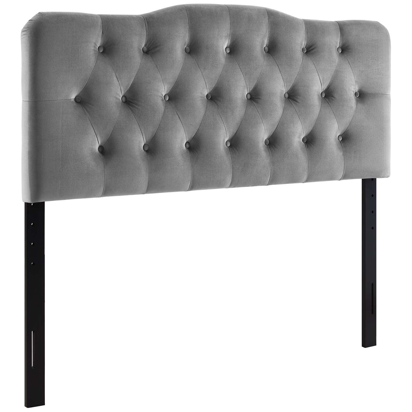 Modway Annabel King Diamond Tufted Performance Velvet Headboard FredCo