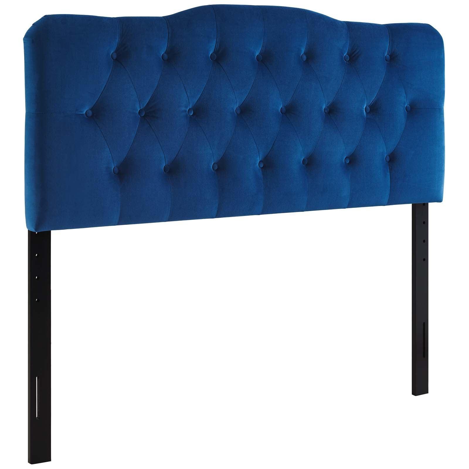 Modway Annabel King Diamond Tufted Performance Velvet Headboard FredCo