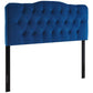 Modway Annabel King Diamond Tufted Performance Velvet Headboard FredCo