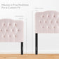 Modway Annabel Twin Diamond Tufted Performance Velvet Headboard FredCo